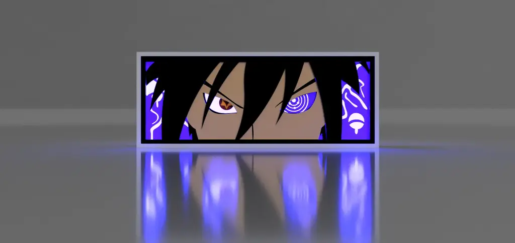 Sasuke Uchiha light box template for sale pdf download