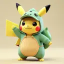 Pikachu 3d print bulbasaur cosplay model download